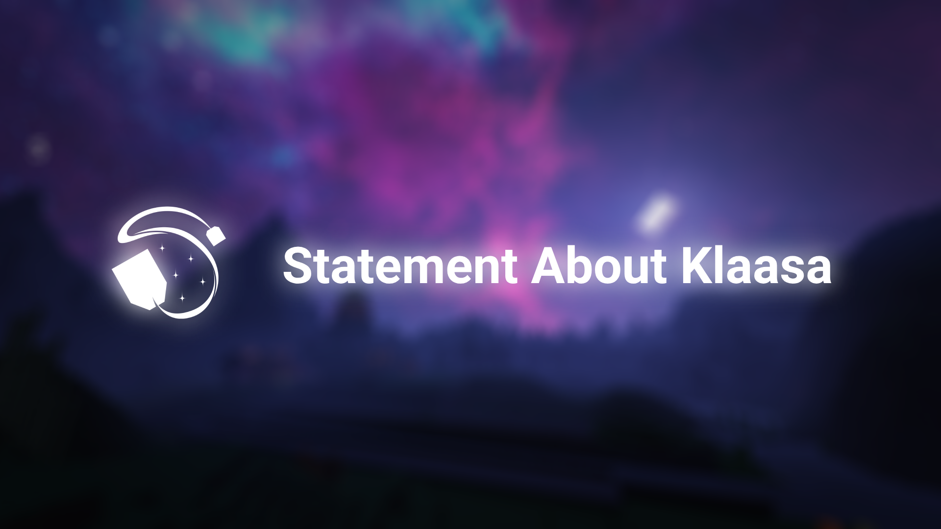 Statement About Klaasa Banner